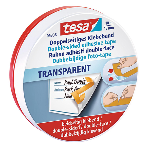 Ταινία διπλής όψης Tesa 5338 με προστατευτική επένδυση 15 mm x 10 m 202254 - 1
