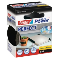 Ταινία υφάσματος Tesa Extra Power Perfect μαύρη 38 mm x 2,75 m 202279