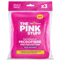 The Pink Stuff Απορροφητικά Pads Καθαρισμού The Pink Stuff Microfibre Αbsorbent Cleaning Pads Pink (3 τεμάχια)  SPI00063