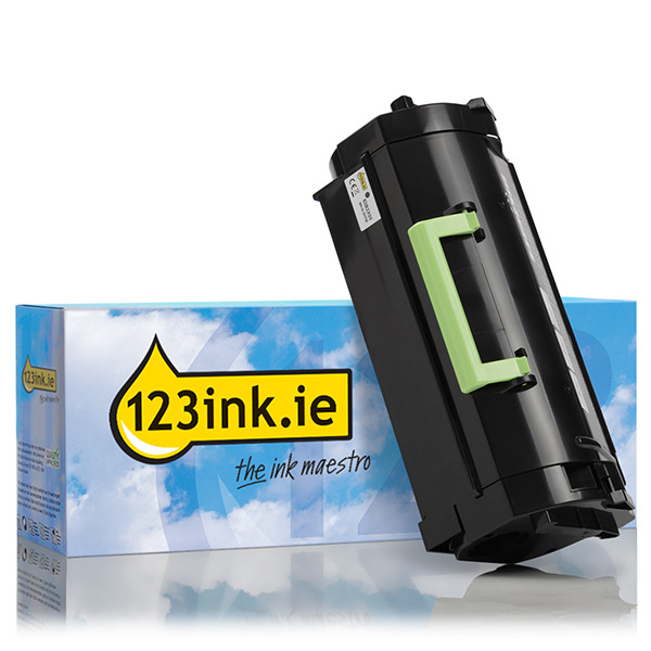 Toner High Capacity Black Lexmark 53B2X00 (123ink) 037739 - 1