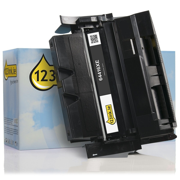 Toner High Capacity Lexmark 64416XE Black (123ink) 034741 - 1