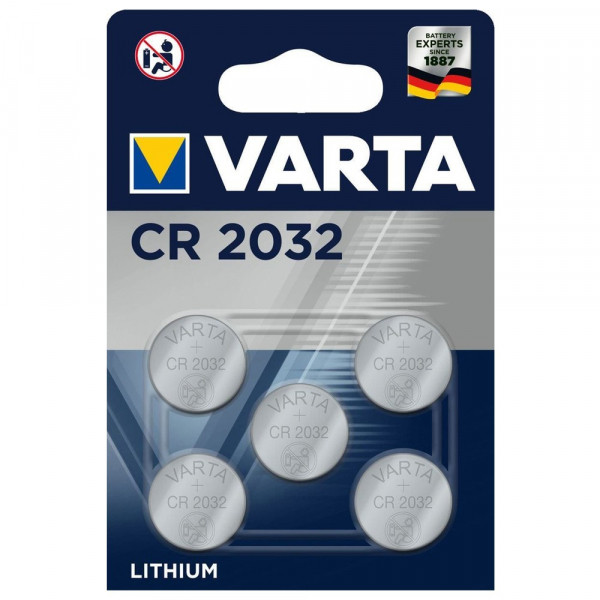 Varta CR2032 / DL2032 / 2032 Μπαταρία κουμπιού λιθίου (5-συσκευασία) 5004LC BR2032 CD2032 CR2032 CR2032H AVA00261 - 1