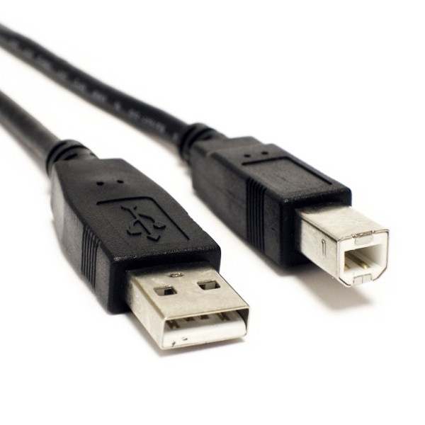 Καλώδιο Εκτυπωτή USB Black 3m 053410 - 1