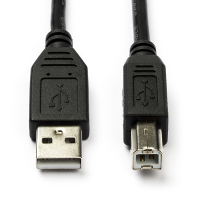 Καλώδιο Εκτυπωτή USB Black 5m K010204021