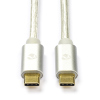 Καλώδιο Φόρτισης Nedis Apple iPhone USB-C to USB-C 3.1 White 1 m M010214034 - 1