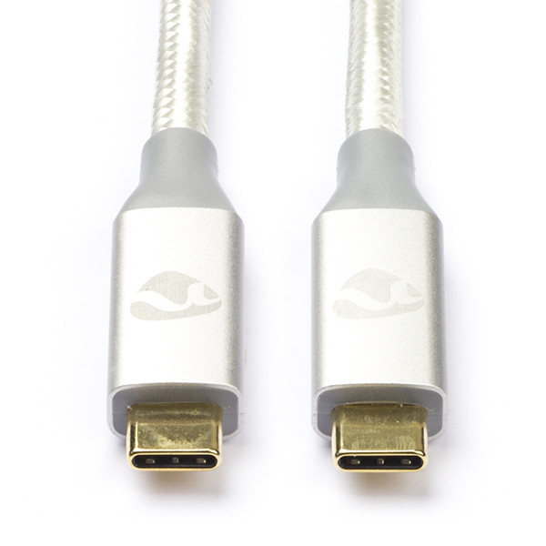White label Καλώδιο Φόρτισης Nedis Apple iPhone USB-C to USB-C 3.2 White 1 m CCTB64020AL10 M010214188 - 1