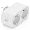 Smart διπλή πρίζα WOOX R6153 με μετρητή ενέργειας LWO00093 - 1