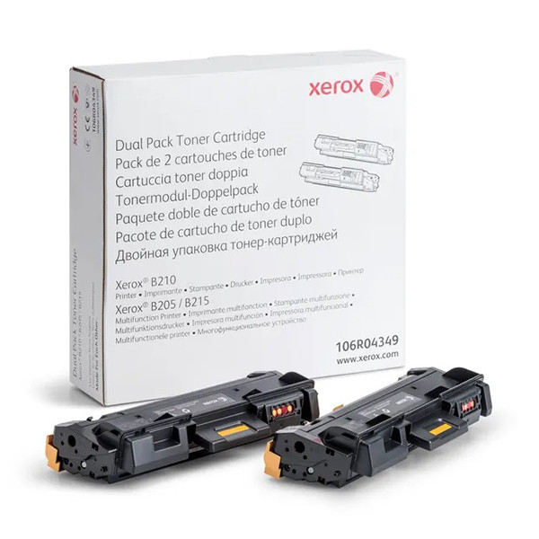 Xerox Toner Xerox 106R04349 Black 2-pack 106R04349 041112 - 1